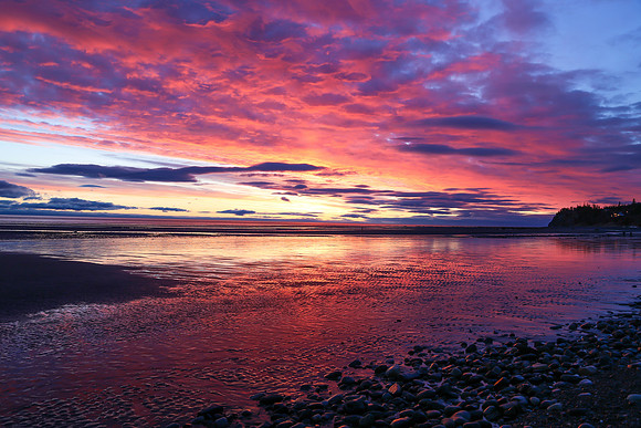 Sunset on Bishop's Beach, Homer, AK