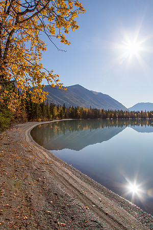 Fall Reflection on Kenai Lake, Kenai, AK