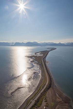 Longest Road into Ocean Waters, Homer Spit, Homer, AK